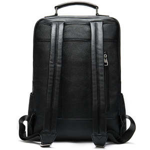 กระเป๋าเป้สะพายหลังสำหรับนักธุรกิจชายหนังแท้มีซิปปิดกันน้ำกระเป๋าใส่แล็ปท็อปขนาด15นิ้วกระเป๋าเป้เดินทางแฟชั่น - Product Image 2