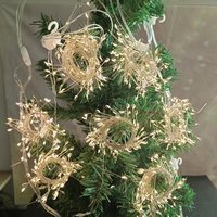 Guirlande lumineuse de Noël pour extérieur, décoration murale de fenêtre de chambre, rideau de feux d'artifice en fil de cuivre, 900 LED, avec crochet, 3m