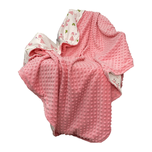 ผ้าห่มมิงกี้สองด้านสำหรับเด็กทารกผ้าห่มมิงกี้ถักแบบอุ่นนุ่มเป็นพิเศษสำหรับเด็กออกแบบได้ตามที่ต้องการ - Product Image 2