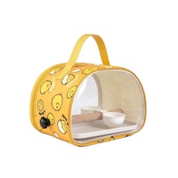 Sac de transport pour oiseaux, imperméable, pliable, portable, respirant, transparent, ovale, pour perruches et canaris