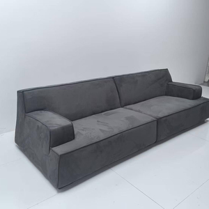 Sofá Modular de 3 Plazas, Embalaje al Vacío, Sofá Suave de Pana, Sofás Seccionales para Sala de Estar - Product Image 2