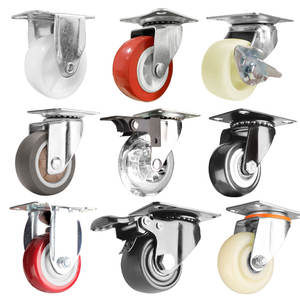 Preço competitivo ergonômico Caster Móveis, Altura ajustável Característica, Durable Borracha Roda Giratória Caster Universal - Product Image 4