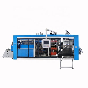 Plastic Egg Tray Machine Plastic Tray Making Machine High Speed Full Auto 3 Stations Disposable Plastic Pet Egg Tray Making Machine Food Container Forming Machine