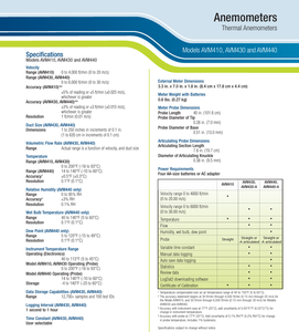 Anemómetro Térmico TSI AVM440-A Alnor Velometer - Product Image 4