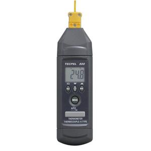 Thermomètre numérique monocanal TECPEL DTM-800 avec sonde à billes de type K - Plage de -100 à 850 °C (0,3 % +1 °C) Précision 0,1 °C Résolution - Product Image 4