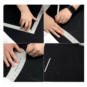 Righello in Alluminio Kearing a Forma di L <span class=keywords><strong>per</strong></span> <span class=keywords><strong>Sartoria</strong></span> e Design di Tessuti - Product Image 5