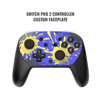 Penggantian Casing untuk Pengontrol Game Switch 2 Pro, Cover Pengganti untuk Pengontrol Game NS Pro dengan Thumb Grip, Aksesoris Game