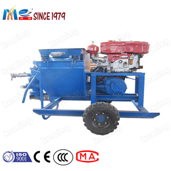 Construction and Mining Using Diesel Motor KEMING KBS Mortar Grouting Pump Used for Plastering