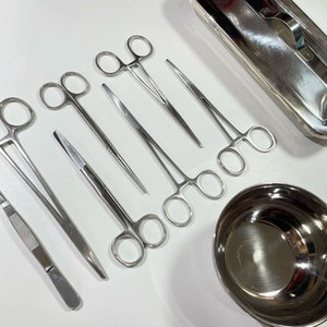 Kit de chirurgie mineure manuel de haute qualité, best-seller, en acier inoxydable, instruments chirurgicaux approuvés, petits ensembles de pansements chirurgicaux - Product Image 6