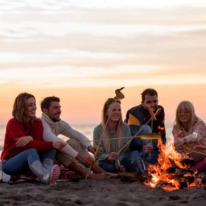 Nhà Sản Xuất Giá Thấp Nhiệm Vụ Nặng Nề Bằng Gỗ Kẹo 5Mm Rang Tre Marshmallow Gậy, Kabob Bbq Xiên Cho Nướng - Product Image 4