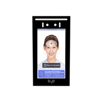 Sistema de control de acceso de reconocimiento facial con contraseña de huella dactilar Código QR y sensor térmico con función de reinicio conveniente