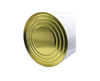 Boîte en fer blanc ronde adhésive de 20 L de qualité alimentaire pour peinture et emballage alimentaire (lait et pain)