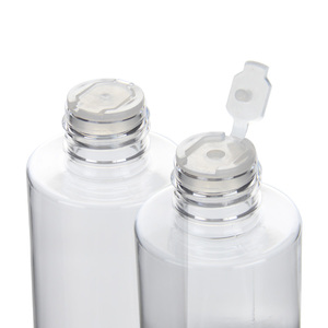 100ml Thick Wall Cosmetic Packaging PET Lotion Bottle Plastic Bottle Refillable Empty Plastic Cylinder Round Bottle