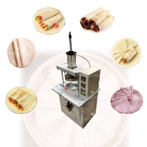 Machine à crêpes électrique automatique à haute efficacité Magic Roti Maker Machine à crêpes de canard de Pékin Lumpia Wrapper Press Forming Maker - Product Image 6