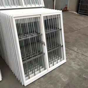 Fenêtres coulissantes en <span class=keywords><strong>PVC</strong></span> verrouillables et élégantes sécurisées Cadre en acier Coupe-vent Horizontal pour l'extérieur pour les entrepôts de conteneurs Appartements - Product Image 1