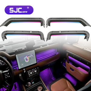 Kit d'éclairage ambiant en fibre de carbone SJC pour <span class=keywords><strong>Land</strong></span> <span class=keywords><strong>Rover</strong></span> Defender Station Wagon L663 Modèle 2020-2025 Kit d'éclairage LED intérieur automobile - Product Image 1