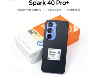 สมาร์ทโฟน Spark 40 รุ่นดั้งเดิม รองรับ 5G เทคโนเน็ตเวิร์ก แบตเตอรี่ 5200 มิลลิแอมป์ โทรศัพท์มือถือปลดล็อคทั่วโลก สำหรับเล่นเกมและความบันเทิง - Product Image 6