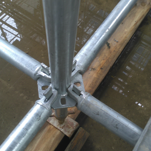 Q345 acier Layher de ringlock d'échafaudage de construction d'occasion pièces d'échafaudage ringlock à vendre V-Revêtement Vietnam - Product Image 1