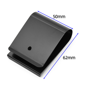 Clip de pare-soleil en acier à ressort de conception courbée personnalisable Clip de visière en métal <span class=keywords><strong>pour</strong></span> fixation de voiture sécurisée <span class=keywords><strong>pour</strong></span> clip de support de désodorisant - Product Image 3