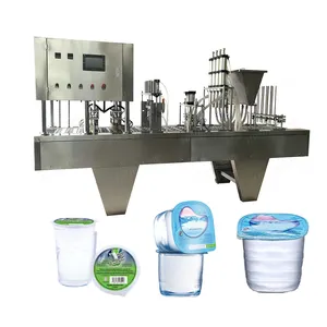 Factory Non Standard Customized Jelly Cup Water Packing Line Yogurt Filling Sealing Machine Equipment