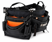 Ceinture à outils grande capacité avec sangle de taille réglable et panneau multi-poches pour techniciens, pour la vente en gros