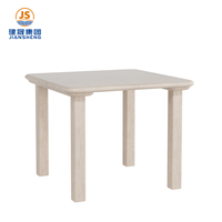 Ensemble de bureau personnalisé en bois massif pour jardin d'enfants Tables trapézoïdales modernes et en U pour salle de classe préscolaire OEM ODM direct d'usine