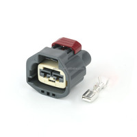 7283-5596-10 Connecteur de câblage automobile étanche IP67 à 2 broches 6,3 mm femelle pour pompe à air, faisceau de câbles, connecteur de voiture