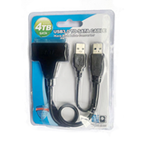 Cable de Datos USB 3.0 SATA de 5 Gbps, Carcasa Externa para Disco Duro con Compatibilidad USB 2.0