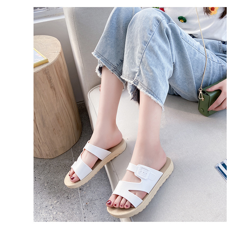 Custom Women's Slippers Sandals Casual Flat Outdoor Platform Slippers Summer Sandal