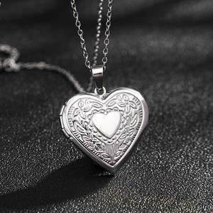 Collier en acier inoxydable 316L avec pendentif cœur boîte photo et chaîne à maillons, gravure CE, cadeau idéal - Product Image 6