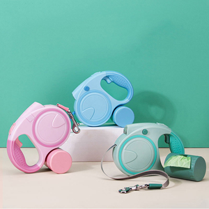 Laisse automatique rétractable en nylon pour <span class=keywords><strong>chien</strong></span> de compagnie avec bols pliables et sac à crottes pour petit moyen grand <span class=keywords><strong>chien</strong></span> marche en cours d'exécution - Product Image 3
