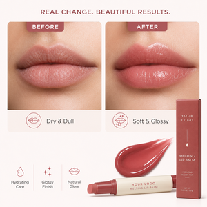 Bálsamo Labial Hidratante con Brillo ODM, se Derrite en los Labios, No Pegajoso, Suaviza, Delicado, con Manteca de Karité, Vitamina E, Bálsamo Labial Colorido - Product Image 5