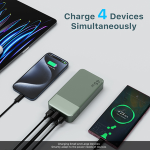 Batería Externa JUOVI/NOBIS de 45W PPS con Carga Rápida y 20000mAh, Certificación UKCA, la Más Vendida en el Reino Unido |   USB-C QC3.0 |   <span class=keywords><strong>Para</strong></span> <span class=keywords><strong>iPhone</strong></span> 17/iPad/Samsung/Portátil - Product Image 2