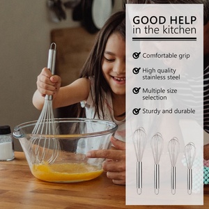 Gloway 4 Spec différent. Outils de <span class=keywords><strong>cuisine</strong></span> manuel 12 lignes universel crème ballon <span class=keywords><strong>fouet</strong></span> à main en acier inoxydable batteur à oeufs <span class=keywords><strong>fouet</strong></span> - Product Image 3