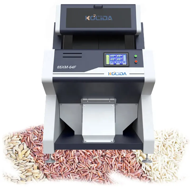 CCD Máquina de classificação ótica de cores grandes Bege Máquina de classificação de cores de cevada de grãos pequenos