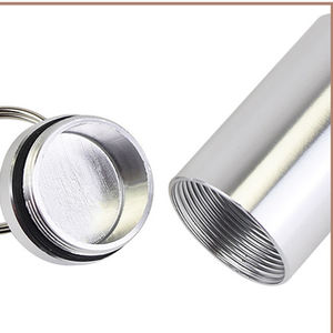 กล่องใส่ยาโลหะแบบมีพวงกุญแจกันน้ำได้กล่องใส่ยาอลูมิเนียมแบบกำหนดเองได้ - Product Image 3