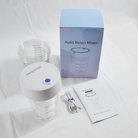 Kit de mélange de résine avec mélangeur de résine électrique automatique et résine époxy transparente 1:1