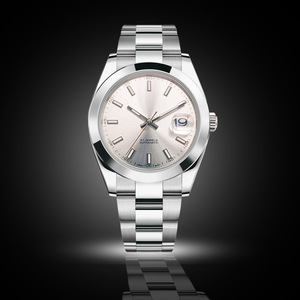 Bán Chạy Nhất 41Mm Dạ Quang Hiển Thị Sapphire Ống Kính 316L Thép Không Gỉ Không Thấm Nước Lịch Sang Trọng Tùy Chỉnh Cơ Khí Đồng Hồ - Product Image 2