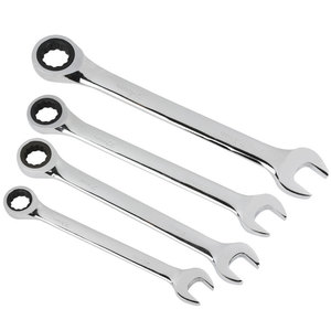 Due vie chiave a cricchetto fisso combinazione strumenti meccanici per la riparazione della carrozzeria auto sistema di misurazione metrico personalizzabile - Product Image 1