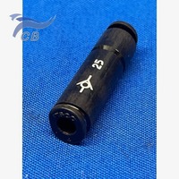 Válvula de Retención Neumática CHECK STRAIGHT NBR SEAL de 1-5/16" OAL y 3/8" OD para Control de Flujo en Líneas de Aire
