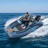 Bateaux pneumatiques Hedia Cheap 10ft à coque en aluminium Rib300 Hypalon PVC pour la pêche