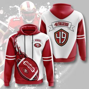 Nuevas Sudaderas Deportivas con Capucha de Poliéster para Hombre de Última Moda en Oferta en EE. UU., Personalizables con Impresión 3D de Equipos de Fútbol Americano - Product Image 6