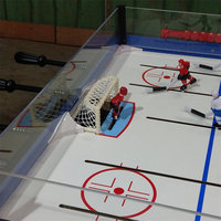Table de hockey sur bâtonnets de type mini, jeu de hockey sur glace de table à commande manuelle pour la maison et la salle de jeux