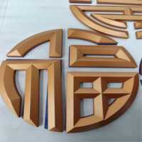 DakeSign Factory Wholesale Custom Aluminum 3D Relief Metal Embossed Logo Sign Wall Mounted Office Building Business Name Plate