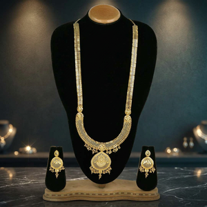 Joyería de Moda al por Mayor, Juego de Collares Largos de Latón Chapado en Oro de 14K, 18K y 24K, Estilo Dubái, Diseño Turco, Juego de Joyería Tradicional - Product Image 1