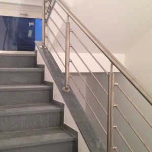 แผ่นสแตนเลสซาติน C110211 AISI 316 พร้อมข้อต่อ Ø 42.4 X 2.0 นิ้ว สำหรับราวบันไดและราวจับ - Product Image 5