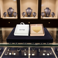 Estuche para Joyas Ecológico con Laminado Brillante/Mate, Forro de Esponja, Impresión y Logotipo Personalizables, con Asa, Diseño Moderno y Simple