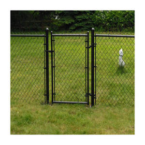 Panneau de clôture de jardin de haute qualité, clôture de sécurité de cour en fil de cyclone revêtu de vinyle vert PVC pour l'extérieur - Product Image 5