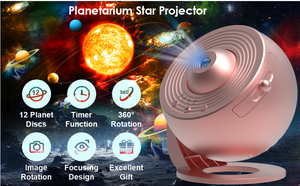 Home Planetarium Smart Home <strong>Lights</strong> 13film Galaxy Projector for 3D Modern Bedroom Birthday Gifts Night <strong>Lights</strong> <strong>Table</strong> Lamps - Product Image 4