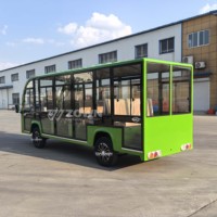 Bus électrique de tourisme 5 places personnalisable en usine, avec porte fermée, climatisation, batterie au plomb-acide, vitesse de 45-50 km/h